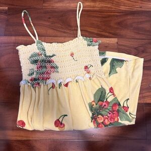 Juicy couture cherry terry cloth dress